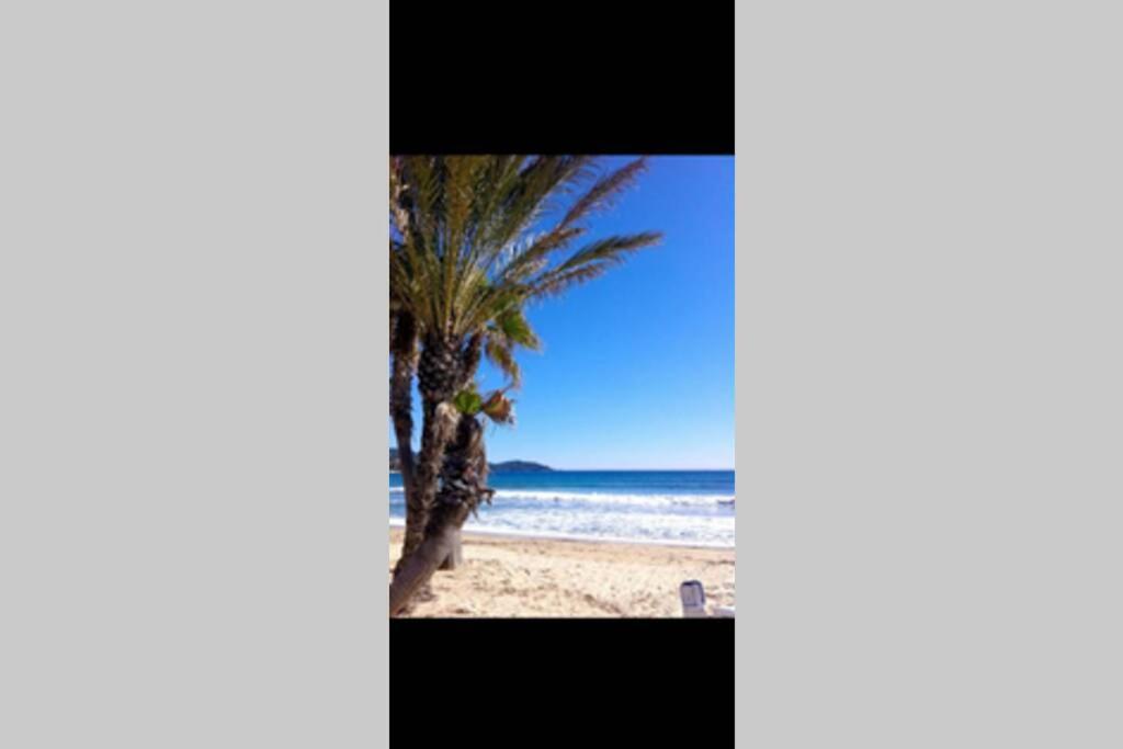 Au Petit Bonheur Vue Mer, Parking, 400M Plage Le Lavandou Bagian luar foto